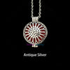 1pcs Aroma Diffuser Necklace Open Antique