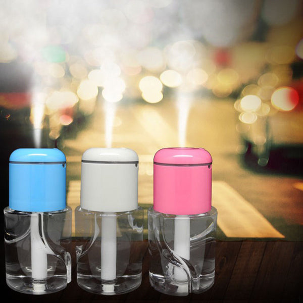 Water Bottle Car Aroma Diffuser Steam Air Humidifier